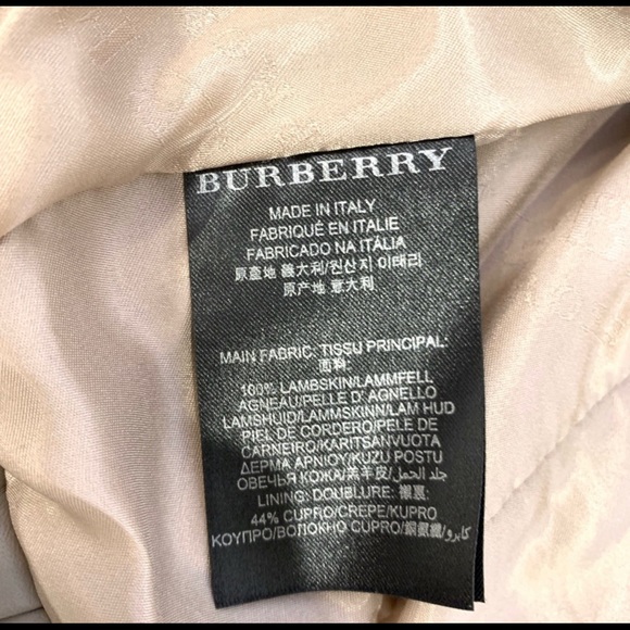BURBERRY PRORSUM Leather Suede Jacket Sz 38 - Picture 3 of 6